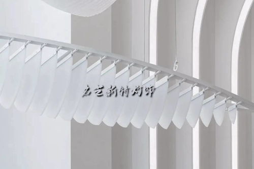 流線線條裝飾吊燈,定制帶來近海的韻律與回聲